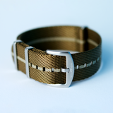 Nylon strap - Olive/Tan
